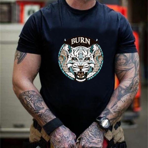men's t shirt 2021 summer sand iger head fashion prined round ne syle, White;black
men's t shirt 2021 summer sand iger head fashion prined round ne syle, White;black