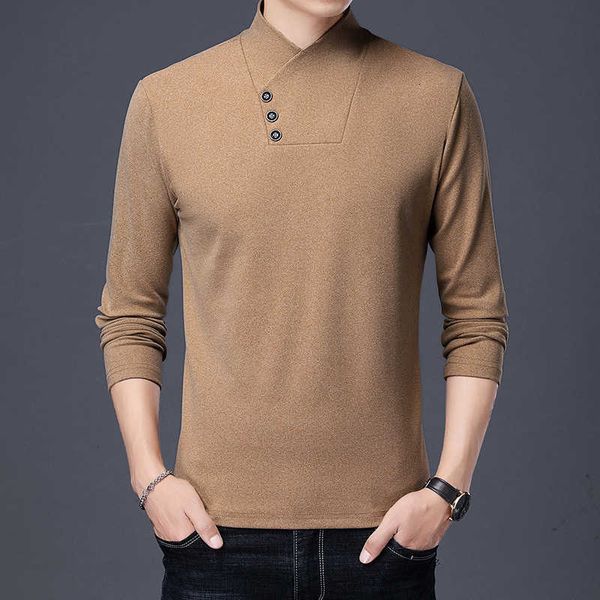 fashion double-sided sweater long sleeve t-shirt men's half high collar de cashmere solid color slim fit t-shirt bottom shirt, White;black
fashion double-sided sweater long sleeve t-shirt men's half high collar de cashmere solid color slim fit t-shirt bottom shirt, White;black