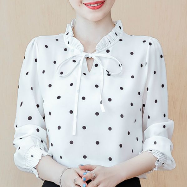 fashion woman blouses long sleeve blouse women v-neck chiffon blouse shirt women blusas womens and blouses c710 210426, White
fashion woman blouses long sleeve blouse women v-neck chiffon blouse shirt women blusas womens and blouses c710 210426, White