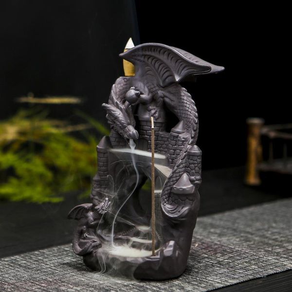 cone incense + waterfall burner ceramic dragon decorative game mixed smoking room decor fragrance lamps
cone incense + waterfall burner ceramic dragon decorative game mixed smoking room decor fragrance lamps