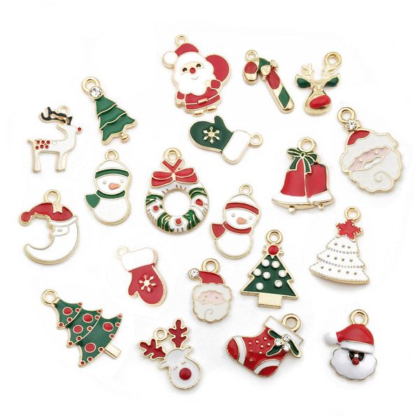 diy christmas enameled jewelry alloy charms for bracelet necklace making, Bronze;silver
diy christmas enameled jewelry alloy charms for bracelet necklace making, Bronze;silver