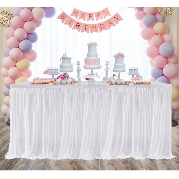 table skirt wedding white tulle tutu tablecloth banquet el dinner tableware decoration birthday baby shower party
table skirt wedding white tulle tutu tablecloth banquet el dinner tableware decoration birthday baby shower party