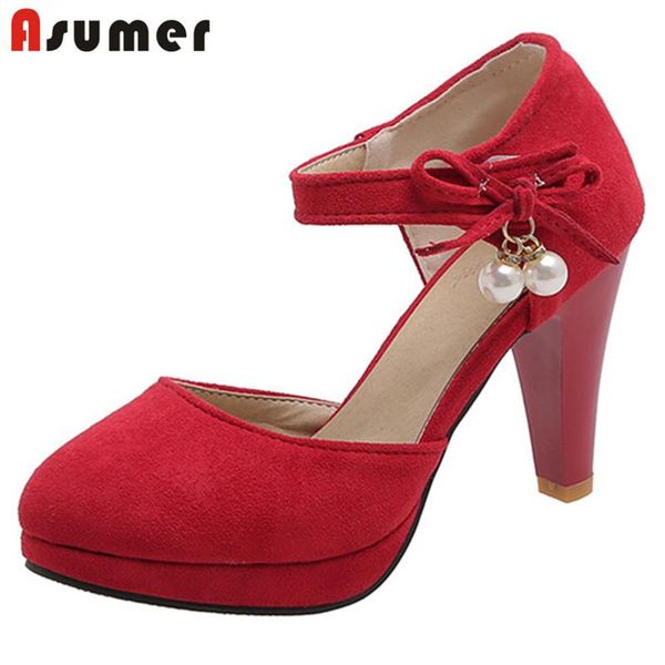 dress shoes asumer 2021 plus size 48 summer high heels platform ladies flock round toe pearl party wedding women pumps red, Black
dress shoes asumer 2021 plus size 48 summer high heels platform ladies flock round toe pearl party wedding women pumps red, Black