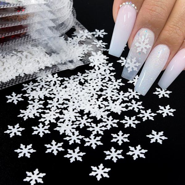 nail art decorations 9mm holographic christmas glitter flakes white snowflake sequins manicure design winter decoration accessories, Silver;gold
nail art decorations 9mm holographic christmas glitter flakes white snowflake sequins manicure design winter decoration accessories, Silver;gold