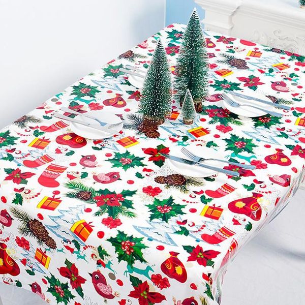 party decoration 110x180cm christmas tablecloth printed table cover dinner decor pvc xmas year home supply navidad
party decoration 110x180cm christmas tablecloth printed table cover dinner decor pvc xmas year home supply navidad