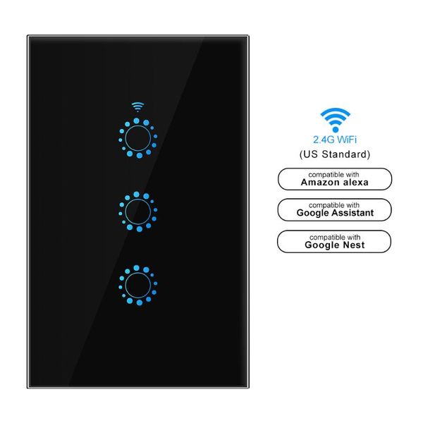 smart home control wi-fi switch light voice remote touch compatible with alexa google assistant
smart home control wi-fi switch light voice remote touch compatible with alexa google assistant