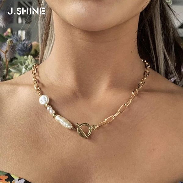 jshine bohemia fashion jewelry freshwater pearl necklaces for women irregular baroque choker chain link necklace pendant, Silver
jshine bohemia fashion jewelry freshwater pearl necklaces for women irregular baroque choker chain link necklace pendant, Silver