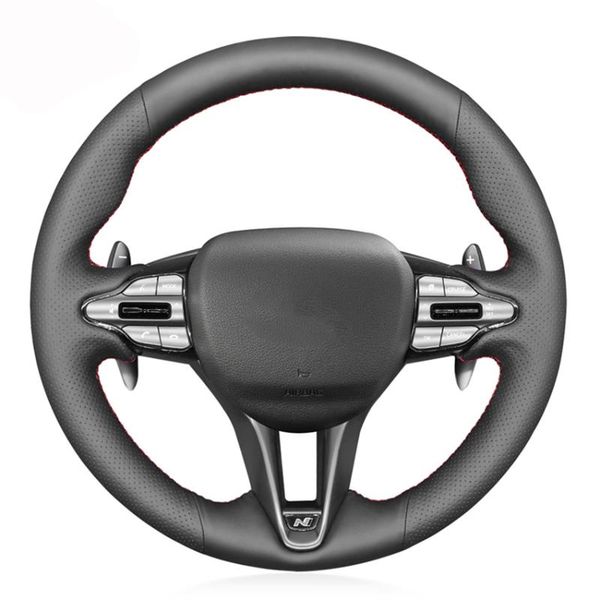 steering wheel covers black pu faux leather hand-stitched car cover for veloster n 2021 i30
steering wheel covers black pu faux leather hand-stitched car cover for veloster n 2021 i30