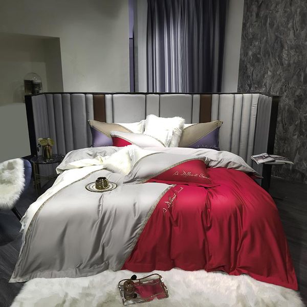 4pcs cotton bedding set full king double bed duvet cover flat sheet pillowcase home stitching bedclothes bedroom sets
4pcs cotton bedding set full king double bed duvet cover flat sheet pillowcase home stitching bedclothes bedroom sets