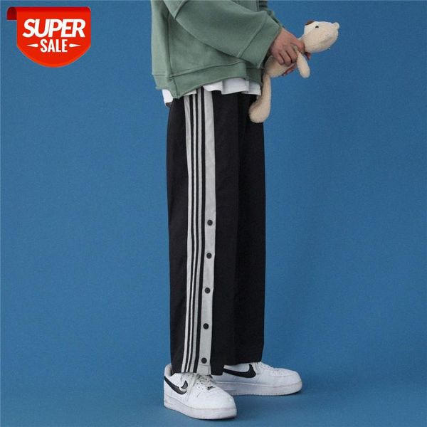 striped pants men's casual thin korean trend loose straight-leg buttoned nine-point #hz75, Black
striped pants men's casual thin korean trend loose straight-leg buttoned nine-point #hz75, Black