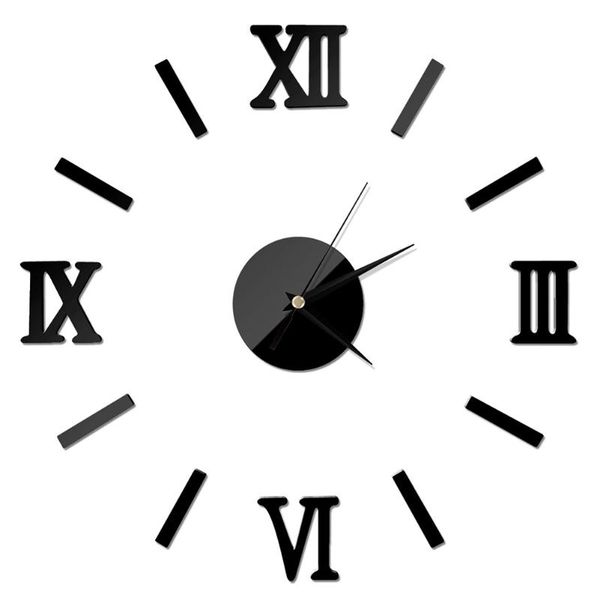 acrylic quartz wall clock roman numerals frameless large mirror surface 3d diy sticker home office school clocks
acrylic quartz wall clock roman numerals frameless large mirror surface 3d diy sticker home office school clocks