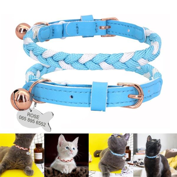 cat collars & leads fashion collar personalized puppy for small dogs pet custom kitten nameplate accessories with bell
cat collars & leads fashion collar personalized puppy for small dogs pet custom kitten nameplate accessories with bell
