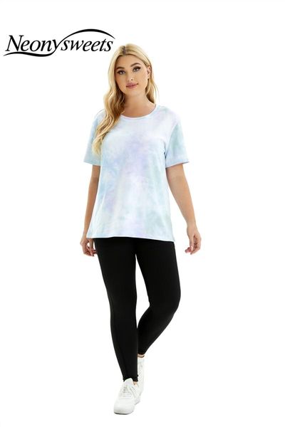 neonysweets women tshirt loose casual gradient color tie-dye print short sleeve summer t-shirt plus size yoga outfit
neonysweets women tshirt loose casual gradient color tie-dye print short sleeve summer t-shirt plus size yoga outfit