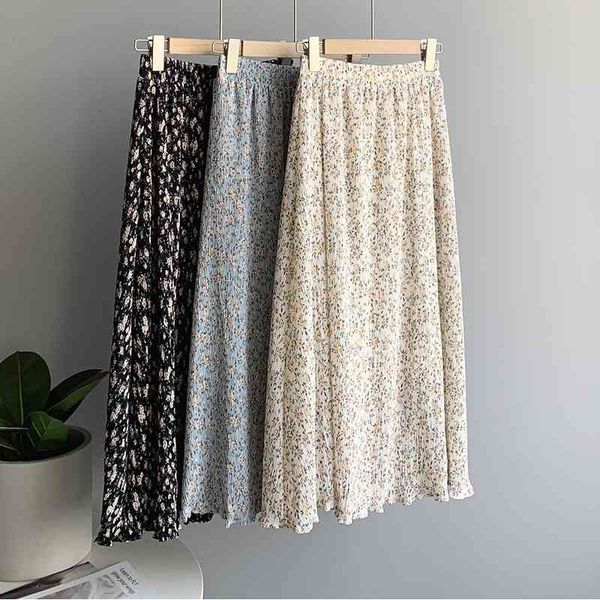 skirts spring high waist flower print women chiffon stretch vintage a-line long casual faldas jupe femme saia micj, Black
skirts spring high waist flower print women chiffon stretch vintage a-line long casual faldas jupe femme saia micj, Black