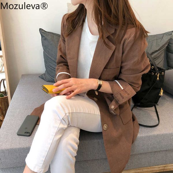 mozuleva women cotton and linen suit blazers summer casual loose one button notched vintage pockets blasic jacket 210706, White;black
mozuleva women cotton and linen suit blazers summer casual loose one button notched vintage pockets blasic jacket 210706, White;black
