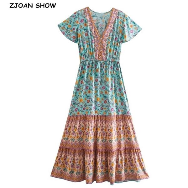 bohemia buttons contrast color floral print dress summer holiday womanshort sleeve adjust strappy maxi long beach 210429, Black;gray
bohemia buttons contrast color floral print dress summer holiday womanshort sleeve adjust strappy maxi long beach 210429, Black;gray