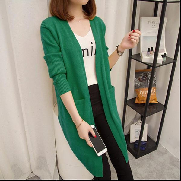 mid length cardigan long sleeved women sweater jacket autumn winter solid color large size sweaters a342, White;black
mid length cardigan long sleeved women sweater jacket autumn winter solid color large size sweaters a342, White;black