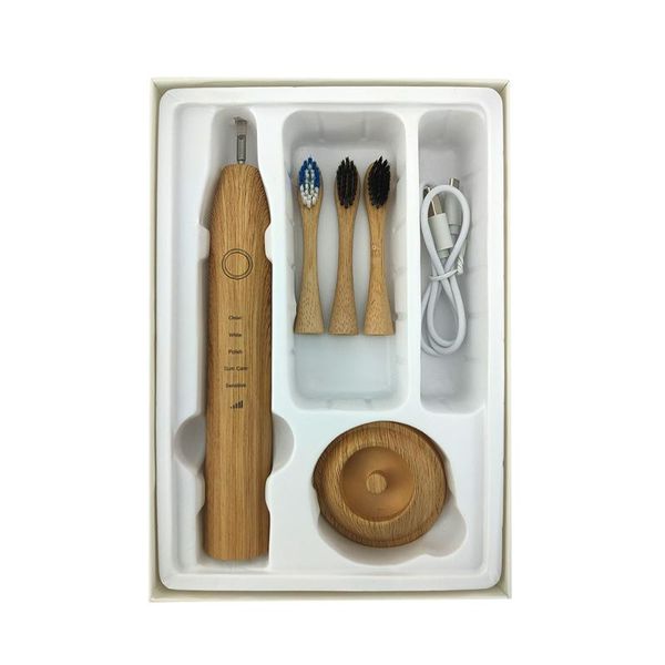 smart electric toothbrush 1set sonic bamboo waterproof ultrasonic automatic tooth brush with 3 soft head oral hygiene clean
smart electric toothbrush 1set sonic bamboo waterproof ultrasonic automatic tooth brush with 3 soft head oral hygiene clean