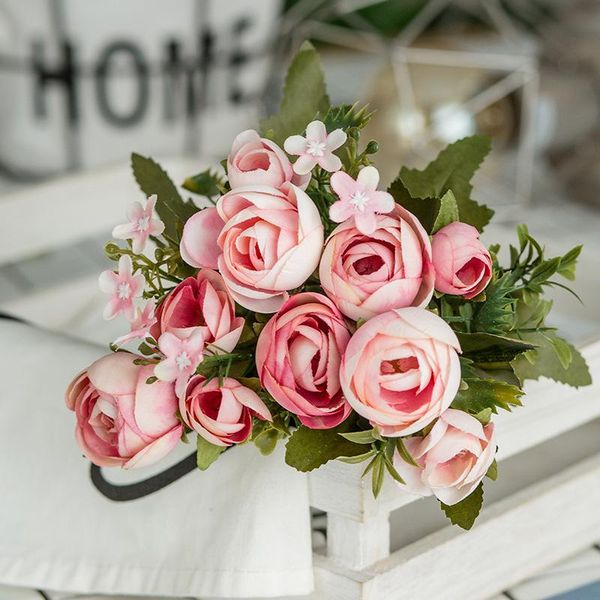 decorative flowers & wreaths 10heads/1 bundle silk tea roses bride bouquet for christmas home wedding year decoration fake plants artificial
decorative flowers & wreaths 10heads/1 bundle silk tea roses bride bouquet for christmas home wedding year decoration fake plants artificial