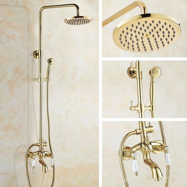 bathroom shower sets gold color brass two ceramic handle wall mounted rain head bath tub faucet set telephone shape hand spray mgf424
bathroom shower sets gold color brass two ceramic handle wall mounted rain head bath tub faucet set telephone shape hand spray mgf424