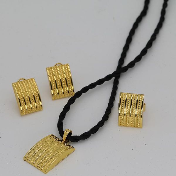 earrings & necklace gold habesha jewelry sets for women dubai earring ethiopian black rope african bridal wedding gift collares, Silver
earrings & necklace gold habesha jewelry sets for women dubai earring ethiopian black rope african bridal wedding gift collares, Silver