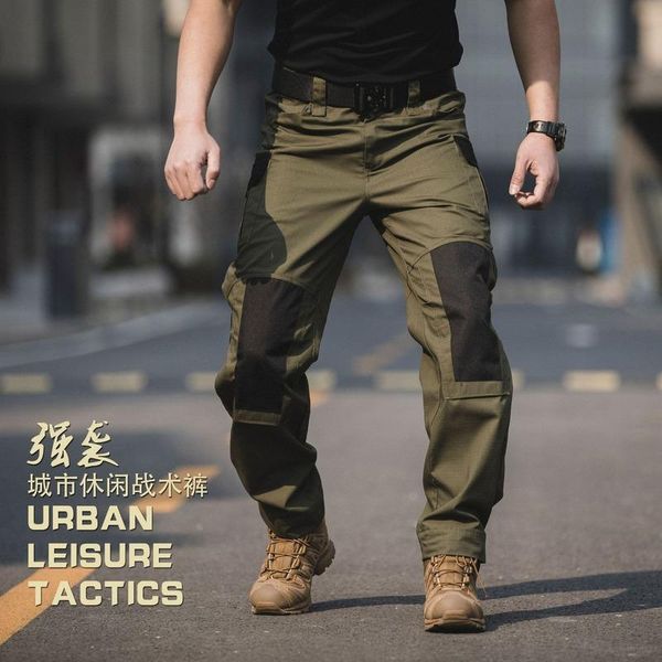 men's pants outdoor straight tactical anti water splashing overalls urban training, Black
men's pants outdoor straight tactical anti water splashing overalls urban training, Black