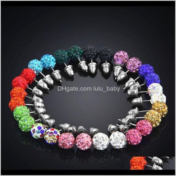 drop delivery 2021 rhinestone pave clay set 8mm micro disco ball crystal stud earrings for women fashion jewelry, Golden;silver
drop delivery 2021 rhinestone pave clay set 8mm micro disco ball crystal stud earrings for women fashion jewelry, Golden;silver