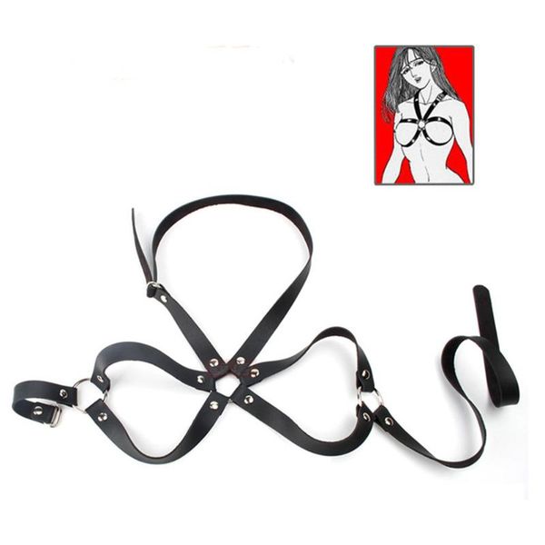 bras fashion women's leather chest straps gothic body harness caged bra punk waist belt adjustable black clothing, Red;black
bras fashion women's leather chest straps gothic body harness caged bra punk waist belt adjustable black clothing, Red;black