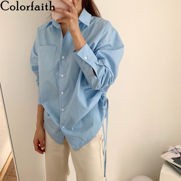 colorfaith new women summer autumn blouses shirts drawstring buttons pockets casual vintage oversize office bl8988 210413, White
colorfaith new women summer autumn blouses shirts drawstring buttons pockets casual vintage oversize office bl8988 210413, White