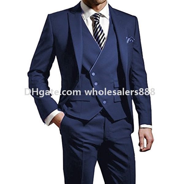 men's suits & blazers arrival groomsmen peak lapel groom tuxedos blue men wedding/prom/dinner man blazer(jacket+pants+tie+vest) k8, White;black
men's suits & blazers arrival groomsmen peak lapel groom tuxedos blue men wedding/prom/dinner man blazer(jacket+pants+tie+vest) k8, White;black