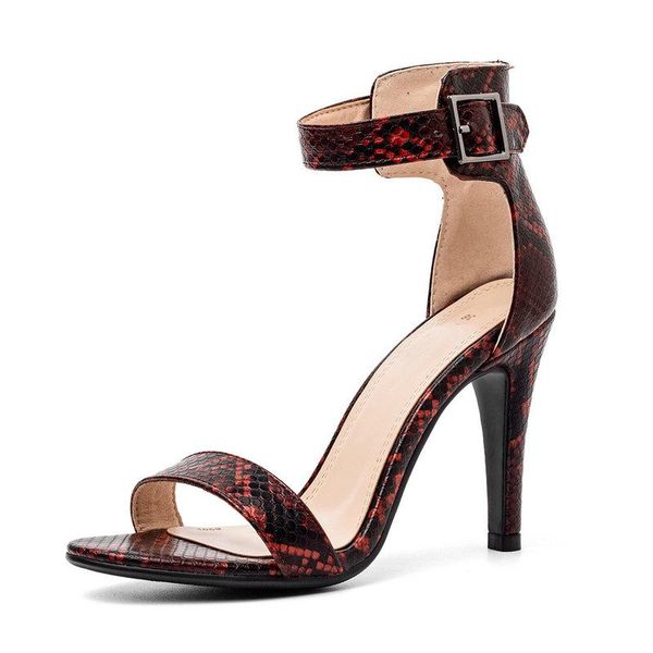 fashion buckle snake print high heel sandals summer women shoes open toe galdiator sandasl party woman, Black
fashion buckle snake print high heel sandals summer women shoes open toe galdiator sandasl party woman, Black