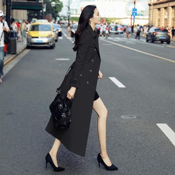 women's trench coats winter cotton linen ladies vintage spring autum for women long korean double breasted lady outwear windbreaker, Tan;black
women's trench coats winter cotton linen ladies vintage spring autum for women long korean double breasted lady outwear windbreaker, Tan;black