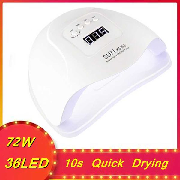 nail dryers 72w uv led lamp drying for manicure polish dryer gel tool sensor lcd display 10/30/60/99s timer
nail dryers 72w uv led lamp drying for manicure polish dryer gel tool sensor lcd display 10/30/60/99s timer