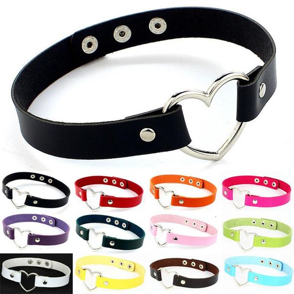 chokers goth pu leather necklaces for women punk spike rivet geometric round heart necklace collares hip hop neck jewelry, Golden;silver
chokers goth pu leather necklaces for women punk spike rivet geometric round heart necklace collares hip hop neck jewelry, Golden;silver