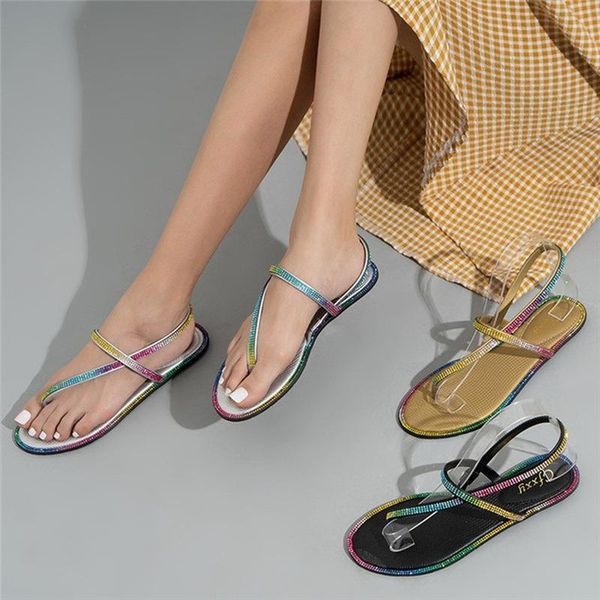 colored rhinestone flat comfortable women flip-flop casual daily ladies sandals summer fashion beach holiday shoes, Black
colored rhinestone flat comfortable women flip-flop casual daily ladies sandals summer fashion beach holiday shoes, Black