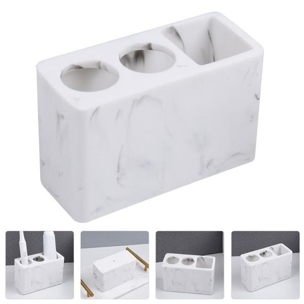 compartments bathroom toothbrush stand resin marbled grain toothpaste holder bath accessory set
compartments bathroom toothbrush stand resin marbled grain toothpaste holder bath accessory set