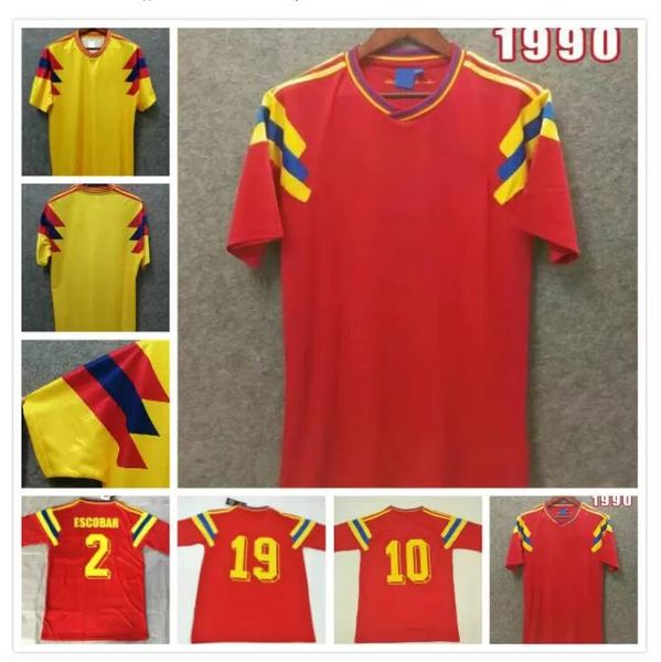1990 colombia retro soccer jerseys mens valderrama guerrero escobar memoria home away football shirt classic uniforms maillot de foot, Black;yellow
1990 colombia retro soccer jerseys mens valderrama guerrero escobar memoria home away football shirt classic uniforms maillot de foot, Black;yellow