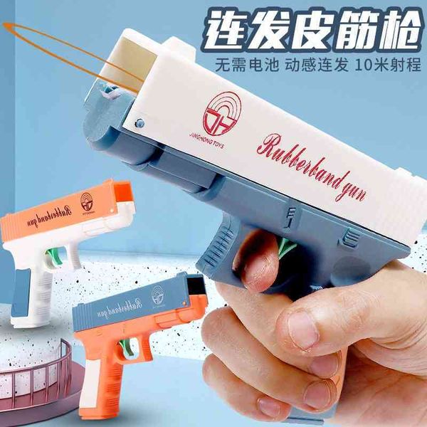 children's glock net red continuous hair rubber band toy gun model new boy eating chicken shooting pistol
children's glock net red continuous hair rubber band toy gun model new boy eating chicken shooting pistol