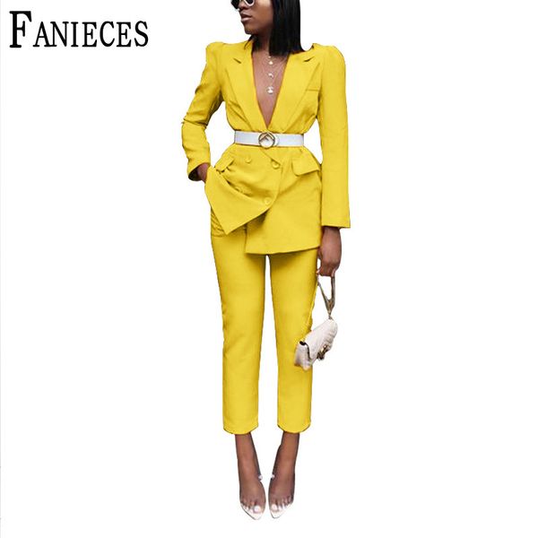 spring autumn two piece set women blazer double coat jacket and pencil pants office lady fashion slim elegant suit 210520, White
spring autumn two piece set women blazer double coat jacket and pencil pants office lady fashion slim elegant suit 210520, White