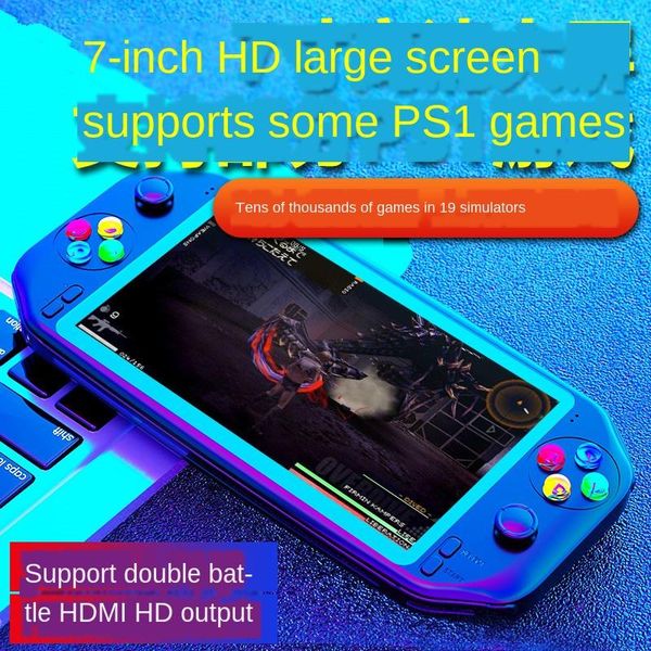 handheld nostalgic old-fashioned double 7-inch large-screen arcade rocker game console ps1 portable players
handheld nostalgic old-fashioned double 7-inch large-screen arcade rocker game console ps1 portable players