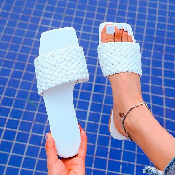 slippers women summer ladies square toe sandal slipper casual flip flops beach weave flat shoes female slip on shoe fashion, Black
slippers women summer ladies square toe sandal slipper casual flip flops beach weave flat shoes female slip on shoe fashion, Black