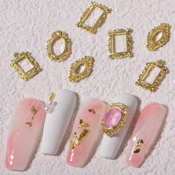 nail art decorations 5pcs metal frame jewelry hollow out golden vintage po charm korea style manicure accessories, Silver;gold
nail art decorations 5pcs metal frame jewelry hollow out golden vintage po charm korea style manicure accessories, Silver;gold