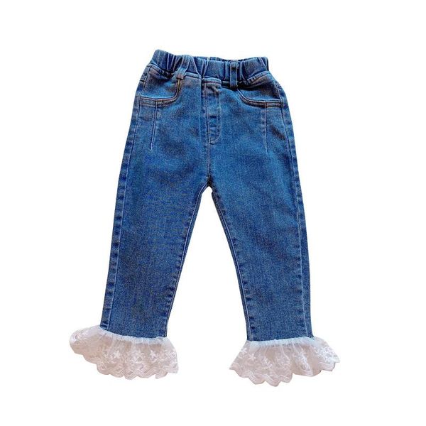 girls jeans kids trousers spring fall denim blue lace jean baby girl casual all match bottoms for 1-6 years
girls jeans kids trousers spring fall denim blue lace jean baby girl casual all match bottoms for 1-6 years