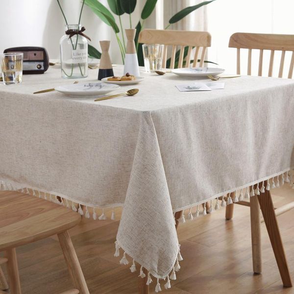 table cloth nordic simple bamboo and linen solid tassel tablecloth plain all kinds of cotton rectangular cover
table cloth nordic simple bamboo and linen solid tassel tablecloth plain all kinds of cotton rectangular cover