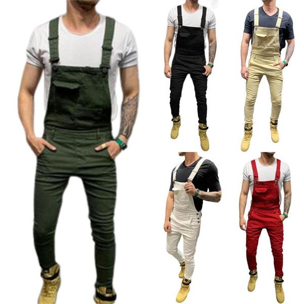 men's jeans mens overalls casual slim fit denim pants summer pockets sleeveless jumpsuit soild color, Blue
men's jeans mens overalls casual slim fit denim pants summer pockets sleeveless jumpsuit soild color, Blue