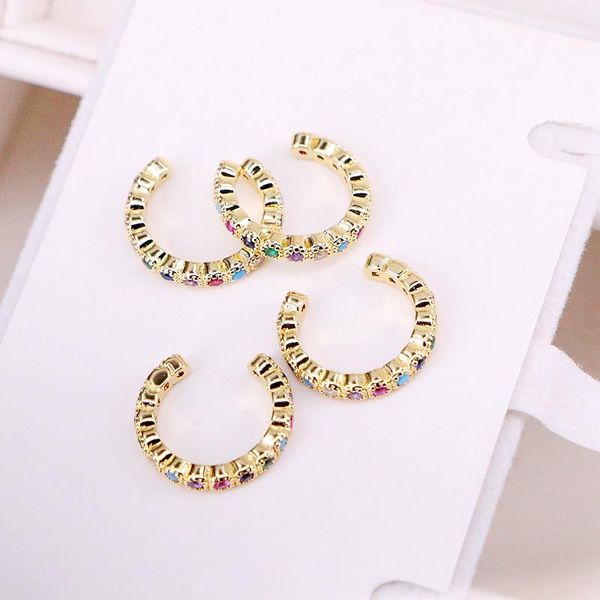 clip-on & screw back 6pairs, micro pave cz gold color no piercing crystal clip ear colorful cuff earring zirconia multi for girl women, Silver
clip-on & screw back 6pairs, micro pave cz gold color no piercing crystal clip ear colorful cuff earring zirconia multi for girl women, Silver