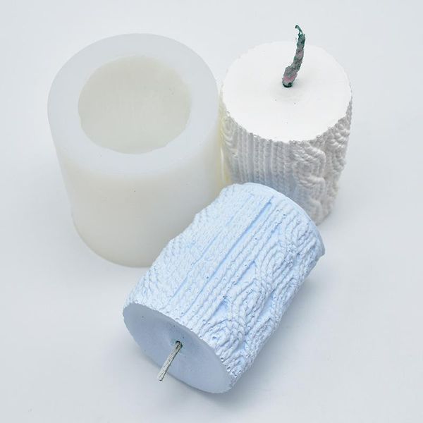 craft tools knitting wool cylinder candles silicone mold 3d for plaster resin wax soap handmade crafts decoration tool moulds
craft tools knitting wool cylinder candles silicone mold 3d for plaster resin wax soap handmade crafts decoration tool moulds