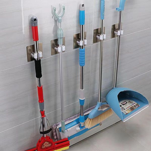 hooks & rails 8pcs adhesive multi-purpose wall mounted mop organizer holder rackbrush broom hanger hook kitchen bathroom strong
hooks & rails 8pcs adhesive multi-purpose wall mounted mop organizer holder rackbrush broom hanger hook kitchen bathroom strong