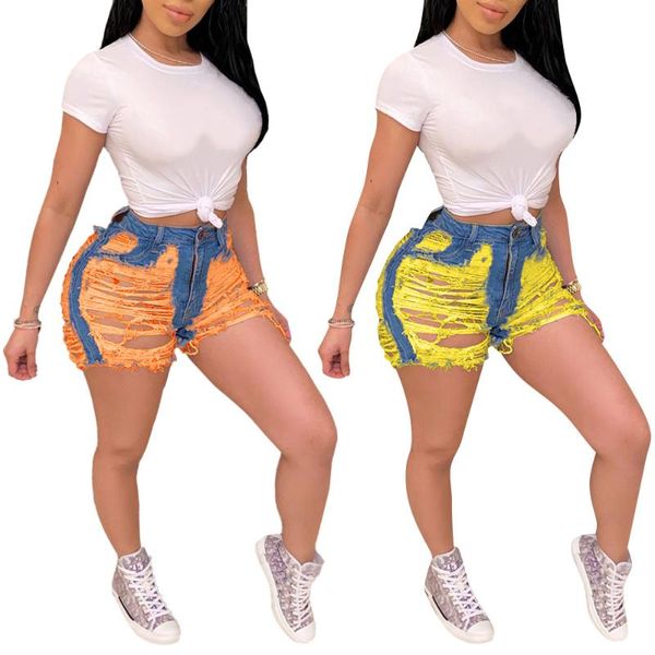 women's jeans female fashion casual summer cool women ripped denim shorts high waists fur-lined leg-openings plus size short d30, Blue
women's jeans female fashion casual summer cool women ripped denim shorts high waists fur-lined leg-openings plus size short d30, Blue