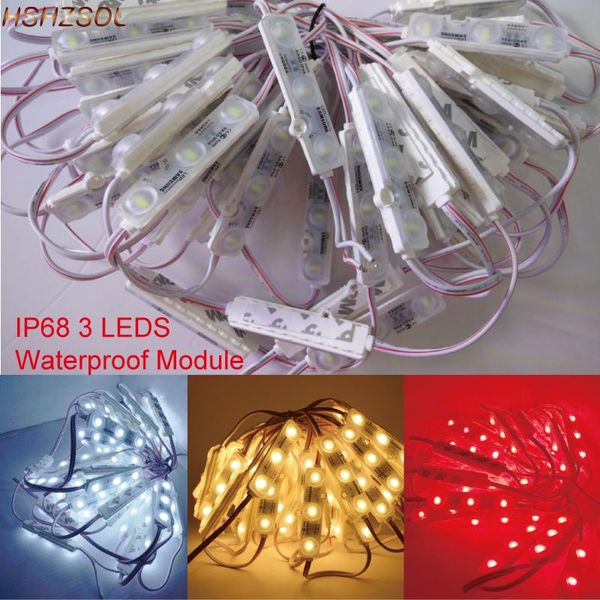 100pcs/lot 5630 3 led modules injection bar light white warmwhite blue red module waterproof ip68 dc12v for decoration strips
100pcs/lot 5630 3 led modules injection bar light white warmwhite blue red module waterproof ip68 dc12v for decoration strips